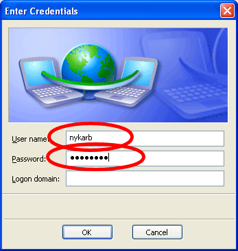 Username and Password